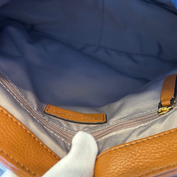 MARC BY MARC JACOBS Orange Leather Satchel Shiny Classic Q Lil Ukita - Picture 8 of 9